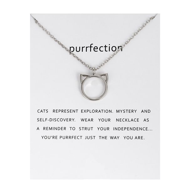 Two Tone Cat Ear Pendant Necklace Котенок BFF Лучшие друзья Charm Necklace with Message Card Модные украшения
Two Tone Cat Ear Pendant Necklace Котенок BFF Лучшие друзья Charm Necklace with Message Card Модные украшения