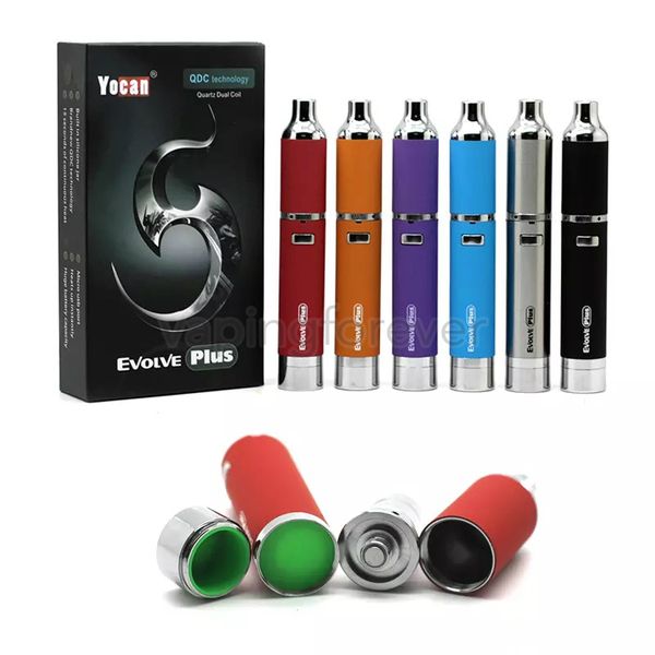 Высокое качество Yocan Evolve Plus Kit 1100mah воск испаритель стартовый комплект с Quatz двойной замены катушки E сигареты травяные испаритель 6 цветов
Высокое качество Yocan Evolve Plus Kit 1100mah воск испаритель стартовый комплект с Quatz двойной замены катушки E сигареты травяные испаритель 6 цветов