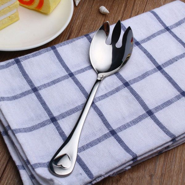 500pcs/lot stainless steel western silver spork salad spoon round salad fork fruit forks flatware cutlery kitchen dinnerware
500pcs/lot stainless steel western silver spork salad spoon round salad fork fruit forks flatware cutlery kitchen dinnerware