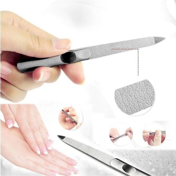 nail down stainless steel double multi-function nail scrub peeling article polishing file
nail down stainless steel double multi-function nail scrub peeling article polishing file