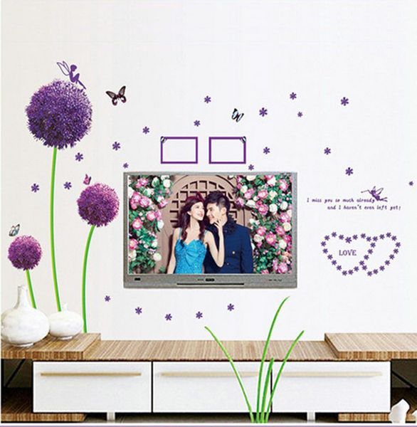romantic purple dandelion flowers & butterfly removable wall sticker vinyl decal home room decor
romantic purple dandelion flowers & butterfly removable wall sticker vinyl decal home room decor