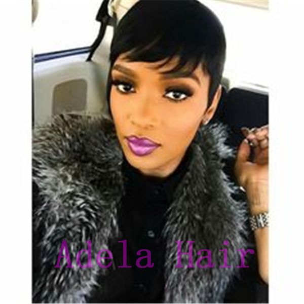 short bob straight human hair wigs for women pixie cute cut hair glueless elastic net cap bob brazilian wigs, Black;brown
short bob straight human hair wigs for women pixie cute cut hair glueless elastic net cap bob brazilian wigs, Black;brown