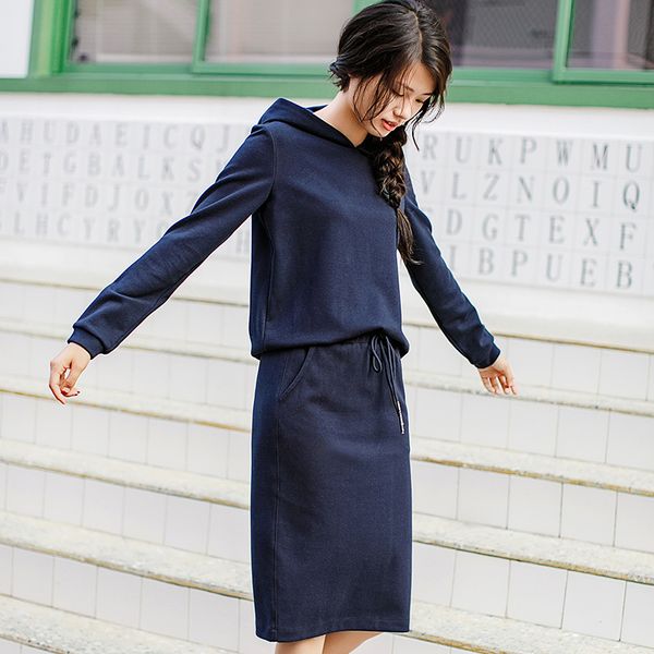 Women Pullover Spring Clothes Leisure Tracksuit Solid Color Hoodies Middle -Skirt Women Hot Fashion New Clothing Female New
Women Pullover Spring Clothes Leisure Tracksuit Solid Color Hoodies Middle -Skirt Women Hot Fashion New Clothing Female New