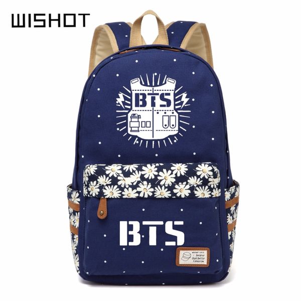 wisbangtan boys backpack canvas bag flower wave point rucksacks girls women student school bags travel shoulder bag
wisbangtan boys backpack canvas bag flower wave point rucksacks girls women student school bags travel shoulder bag