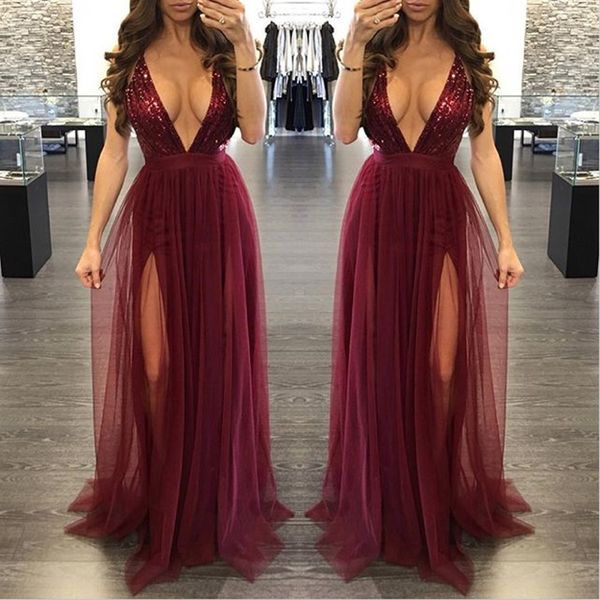 women v neck backless long dress maxi long mesh dresses vintage floor length sequin party dress vestidos, White;black
women v neck backless long dress maxi long mesh dresses vintage floor length sequin party dress vestidos, White;black