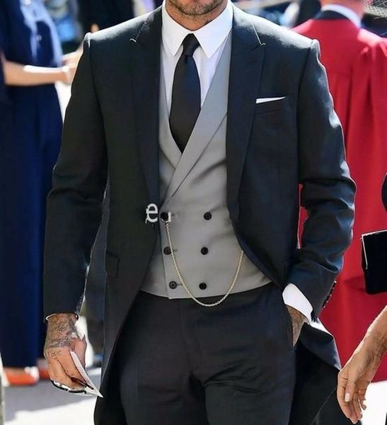 new selling one button black groom tuxedos peak lapel groomsmen mens wedding business prom suits (jacket+pants+vest+tie) 255, Black;gray
new selling one button black groom tuxedos peak lapel groomsmen mens wedding business prom suits (jacket+pants+vest+tie) 255, Black;gray