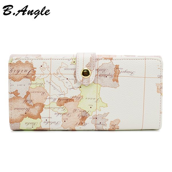 new white world map fashion wallet brand design lady long clutch change card wallet, Red;black
new white world map fashion wallet brand design lady long clutch change card wallet, Red;black