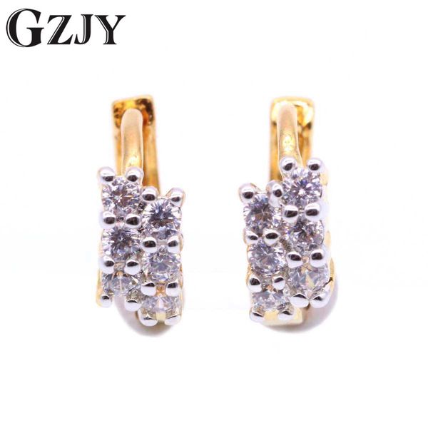 gzjy fashion jewelry double gold color zircon hoop earrings for women brincos party jewelry aretes de mujer, Golden;silver
gzjy fashion jewelry double gold color zircon hoop earrings for women brincos party jewelry aretes de mujer, Golden;silver