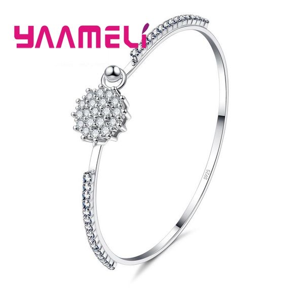 yaameli luxury women bracelet bangles 925 sterling silver sparkling austrian cz crystal jewelry wholesale lovely gifts, Black
yaameli luxury women bracelet bangles 925 sterling silver sparkling austrian cz crystal jewelry wholesale lovely gifts, Black