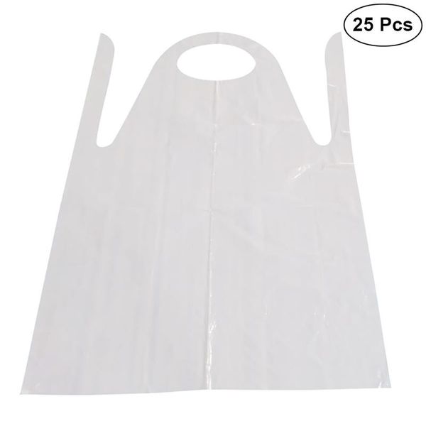 25pcs disposable aprons antifouling waterproof oil proof pe plastic aprons for messy activities cooking painting
25pcs disposable aprons antifouling waterproof oil proof pe plastic aprons for messy activities cooking painting