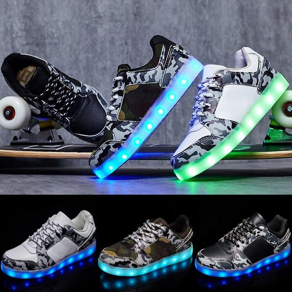 camo led casual children shoes for kids size 25-37 usb luminous flat sneakers shoes charging glowing froest ligh up tpr sole, Black;red
camo led casual children shoes for kids size 25-37 usb luminous flat sneakers shoes charging glowing froest ligh up tpr sole, Black;red