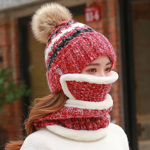 ht2137 knitted winter mask hat scarf set women thick pompom beanies ring scarf warm wool winter accessories for women set, Blue;gray
ht2137 knitted winter mask hat scarf set women thick pompom beanies ring scarf warm wool winter accessories for women set, Blue;gray