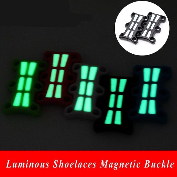 1 pair shoelaces luminous magnetic buckles closure sneaker shoes magnet buckles glowing shoelace buckle no-tie for shoe laces, Black
1 pair shoelaces luminous magnetic buckles closure sneaker shoes magnet buckles glowing shoelace buckle no-tie for shoe laces, Black