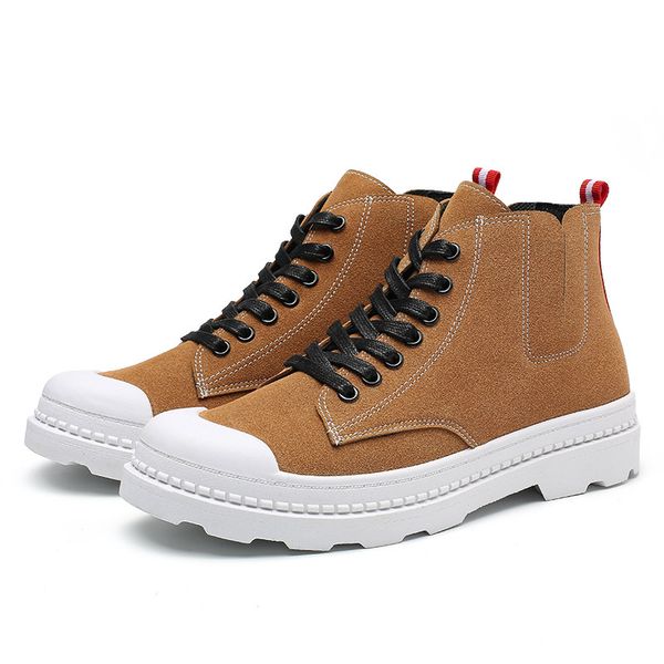 2018 autumn new korean fashion campus student youth men's martin boots korean men's boots youth trend, Black
2018 autumn new korean fashion campus student youth men's martin boots korean men's boots youth trend, Black