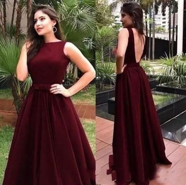 2019 Burgundy Satin Long Prom Dresses Sexy Backless Floor Length Formal Evening Dresses Cheap Women Formal Party Gowns Free Shipping
2019 Burgundy Satin Long Prom Dresses Sexy Backless Floor Length Formal Evening Dresses Cheap Women Formal Party Gowns Free Shipping