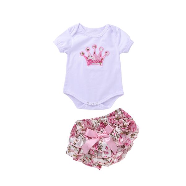 newborn baby girls floral outfits romper+shorts 2pcs set flower crown bowknot summer baby girl clothing boutique clothes kids clothing, Blue
newborn baby girls floral outfits romper+shorts 2pcs set flower crown bowknot summer baby girl clothing boutique clothes kids clothing, Blue