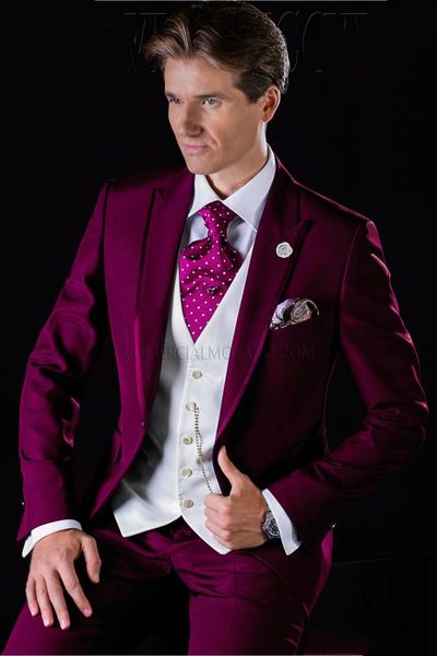 fashion purple red 3 piece suit groom tuxedos bridegroom groomsmen blazer men wedding business party prom suits(jacket+pants+tie+vest) 1183, Black;gray
fashion purple red 3 piece suit groom tuxedos bridegroom groomsmen blazer men wedding business party prom suits(jacket+pants+tie+vest) 1183, Black;gray