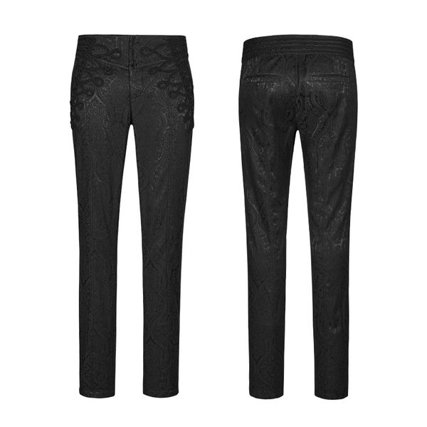 punk rave gothic jacquard chinese style design visual kei party cosplay pants trousers, Black
punk rave gothic jacquard chinese style design visual kei party cosplay pants trousers, Black