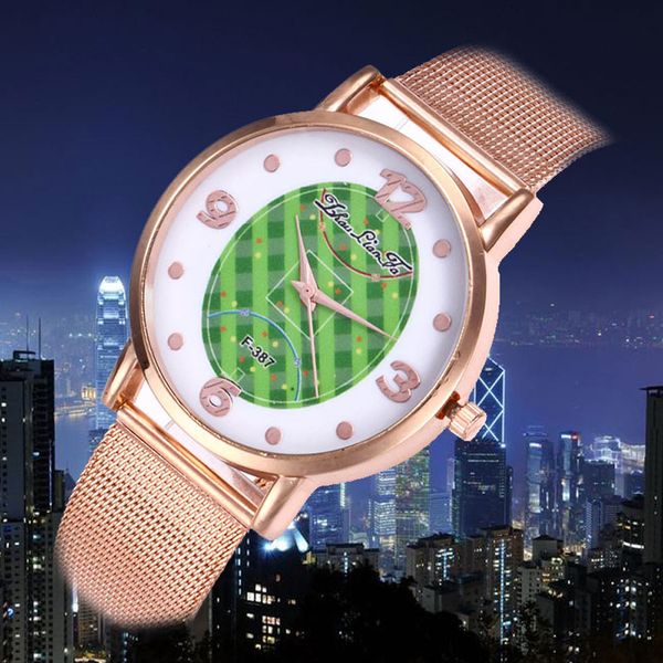 2018 World Cup football field design Souvenirs fashion wrist watch,men women football trophy gift watch, sports steel mesh with quartz watch
2018 World Cup football field design Souvenirs fashion wrist watch,men women football trophy gift watch, sports steel mesh with quartz watch