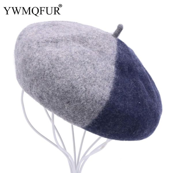 2018 autumn winter vintage wool berets caps for women patchwork design female leisure beanie hats ladies beret hats new arrival, Blue;gray
2018 autumn winter vintage wool berets caps for women patchwork design female leisure beanie hats ladies beret hats new arrival, Blue;gray