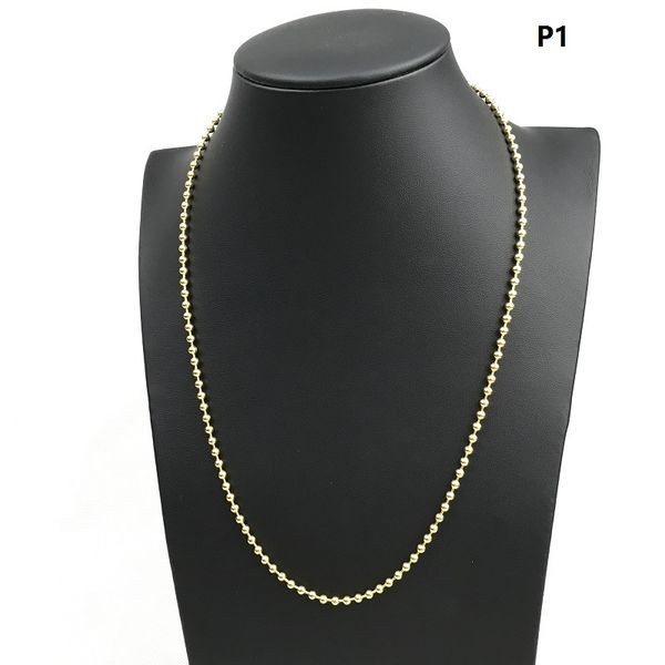 usenset 2.0/2.4/3.0 mm stainless steel bead ball link chains necklaces basic round bead chains accessories fashion jewelry, Silver
usenset 2.0/2.4/3.0 mm stainless steel bead ball link chains necklaces basic round bead chains accessories fashion jewelry, Silver