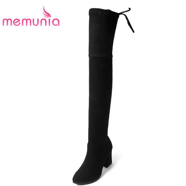 memunia new arrive 2018 thigh high boots narrow band fashion boots extreme high heels winter over the knee for women, Black
memunia new arrive 2018 thigh high boots narrow band fashion boots extreme high heels winter over the knee for women, Black