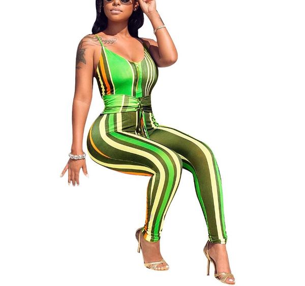 night club women's wear: style fashion digital print striped jumpsuit in 2018, Black;white
night club women's wear: style fashion digital print striped jumpsuit in 2018, Black;white