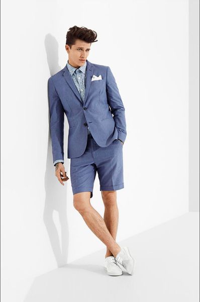 custom made navy royal blue slim fit men suits 2018 wedding gray summer beach suit with short pants groom wear 2 pieces tuxedos, Black;gray
custom made navy royal blue slim fit men suits 2018 wedding gray summer beach suit with short pants groom wear 2 pieces tuxedos, Black;gray