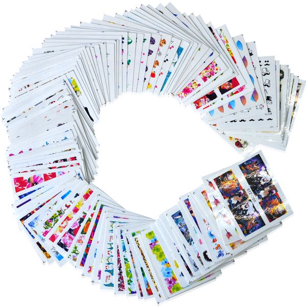 100pcs/lot nail sticker decals sets water transfer different 100 designs beauty full diy tips nail charm for art stz134-233, Black
100pcs/lot nail sticker decals sets water transfer different 100 designs beauty full diy tips nail charm for art stz134-233, Black