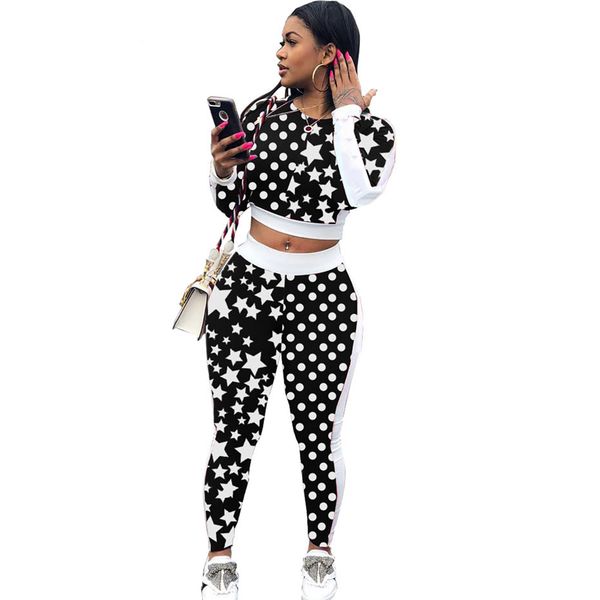 star dot 2 piece set women clothes long sleeve +bodycon pants sweat suits autumn outfits two piece casual tracksuit, Gray
star dot 2 piece set women clothes long sleeve +bodycon pants sweat suits autumn outfits two piece casual tracksuit, Gray