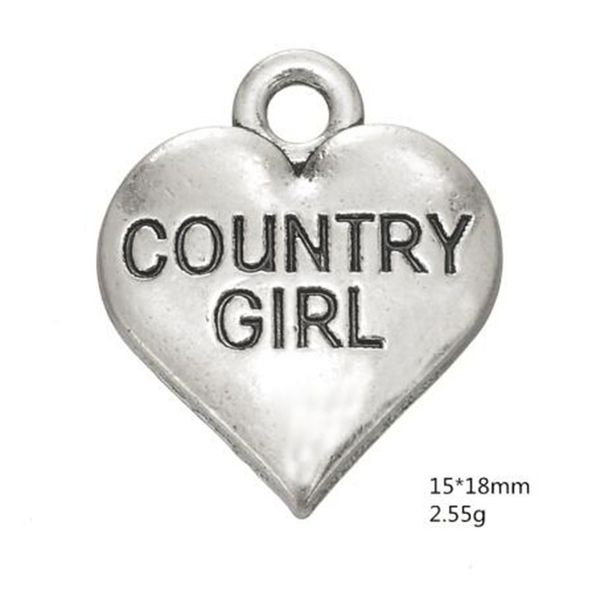 romantic country girl heart engraved charms jewelry for women other customized jewelry, Bronze;silver
romantic country girl heart engraved charms jewelry for women other customized jewelry, Bronze;silver