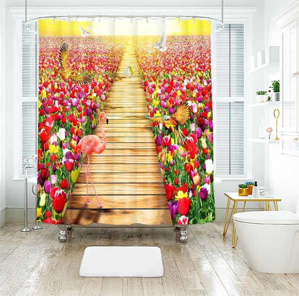 bathroom accessories park view wooden bridge digital print flamingo shower curtain waterproof
bathroom accessories park view wooden bridge digital print flamingo shower curtain waterproof