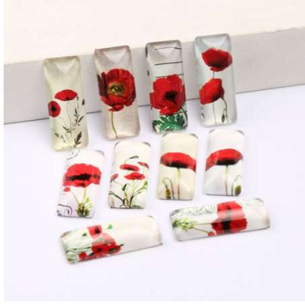 reidgaller 20pcs rectangle 10x25mm mixed poppy flower p round dome glass cabochons diy handmade jewelry accessories, Blue;slivery
reidgaller 20pcs rectangle 10x25mm mixed poppy flower p round dome glass cabochons diy handmade jewelry accessories, Blue;slivery