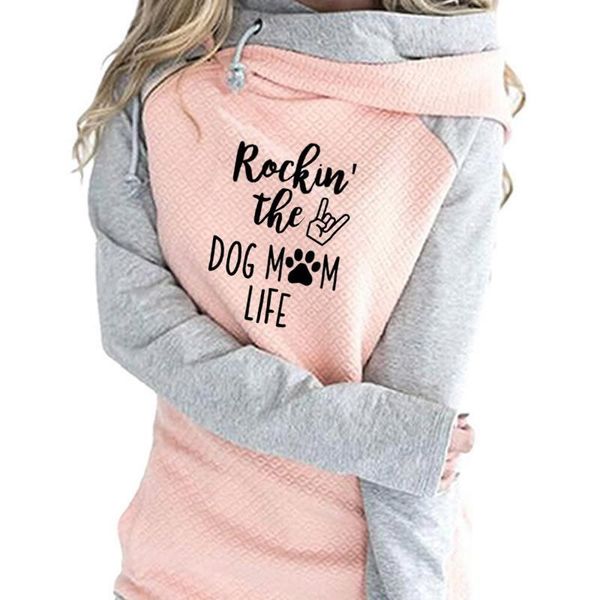 2018 new fashion rockin the dog mom life print sweatshirt femmes hoodies women sweatshirts thick cute hoody, Black
2018 new fashion rockin the dog mom life print sweatshirt femmes hoodies women sweatshirts thick cute hoody, Black