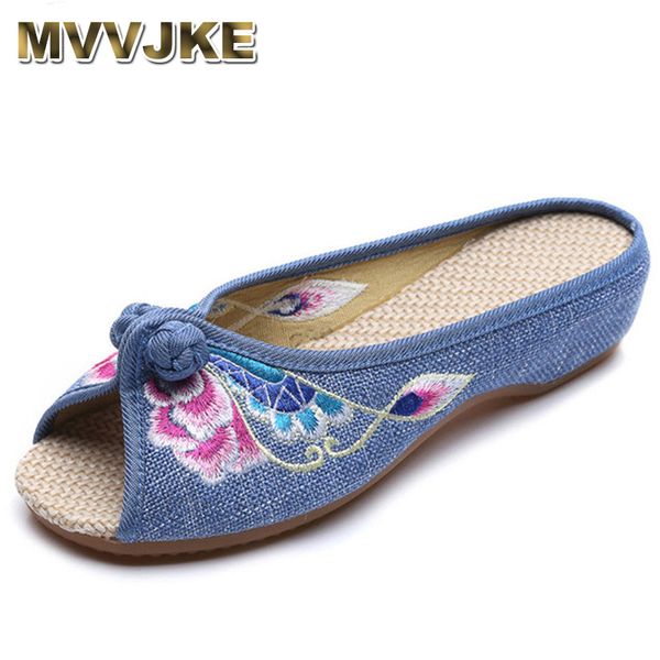 mvvjke embroidered women slippers summer new linen chinese canvas old beijing flowers sandals soft shoes size 35-41e221, Black
mvvjke embroidered women slippers summer new linen chinese canvas old beijing flowers sandals soft shoes size 35-41e221, Black