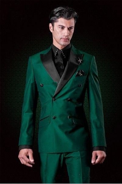 new classic design double-breasted green groom tuxedos groomsmen peak lapel man suit wedding men's blazer suits (jacket+pants+tie)214, Black;gray
new classic design double-breasted green groom tuxedos groomsmen peak lapel man suit wedding men's blazer suits (jacket+pants+tie)214, Black;gray