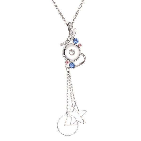 noosa chunks crystal snap button tassels necklace fit 18mm snap button jewelry for women, Silver
noosa chunks crystal snap button tassels necklace fit 18mm snap button jewelry for women, Silver