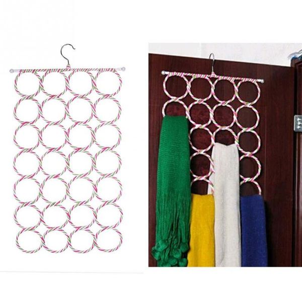 multi-use clothes tie belt scarf hanger holder rack organise hanger hook portable home accessory 28 ring
multi-use clothes tie belt scarf hanger holder rack organise hanger hook portable home accessory 28 ring