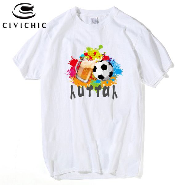 civichic new world cup t-shirt 2018 russia men women foot ball beer print tees plus size cotton huttah o neck t shirt mst02, White;black
civichic new world cup t-shirt 2018 russia men women foot ball beer print tees plus size cotton huttah o neck t shirt mst02, White;black