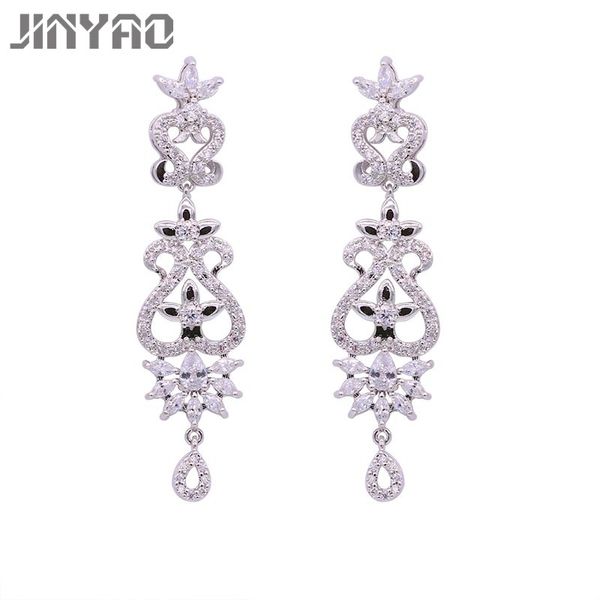 jinyao luxury earrings for women bridal sparkling zircons rhinestones stud earrings wedding accessories55, Golden;silver
jinyao luxury earrings for women bridal sparkling zircons rhinestones stud earrings wedding accessories55, Golden;silver