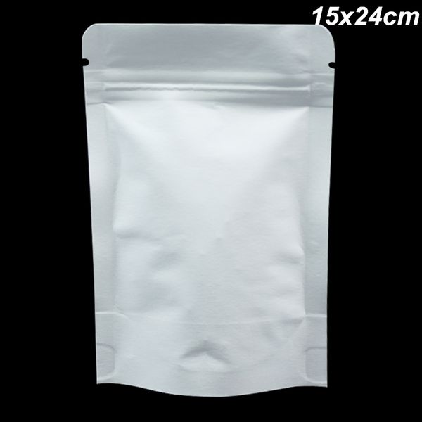 50 шт. / лот 15x24 см белый крафт-бумага алюминиевая фольга самоуплотняющаяся doypack упаковка сумки для кофе чай майларовая фольга многораз
50 шт. / лот 15x24 см белый крафт-бумага алюминиевая фольга самоуплотняющаяся doypack упаковка сумки для кофе чай майларовая фольга многораз