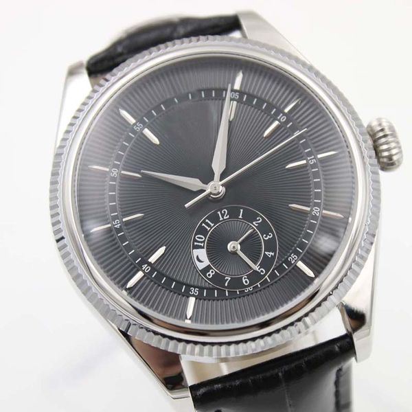 polished dual time cellini brand new silver dial automatic mechanical watch brown leather strap perpetual mens watches, Slivery;golden
polished dual time cellini brand new silver dial automatic mechanical watch brown leather strap perpetual mens watches, Slivery;golden