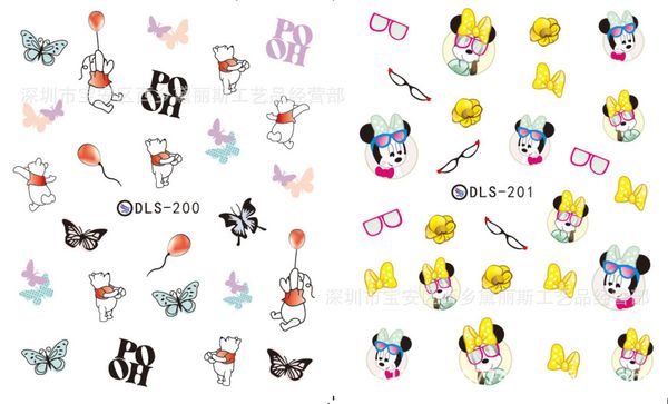 5 sheet 3d nail sticker mixed colorful designs nail stickers decals makeup water tattoos manicure tool dls196-206, Black
5 sheet 3d nail sticker mixed colorful designs nail stickers decals makeup water tattoos manicure tool dls196-206, Black