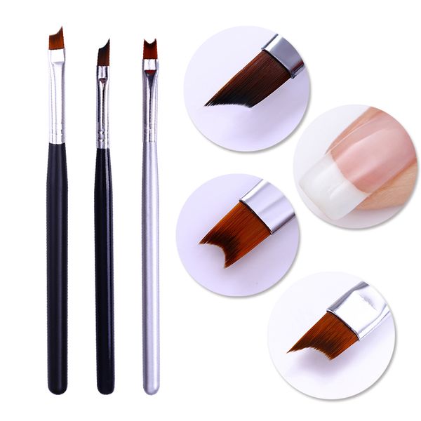 nail brush set uv led gel painting drawing pen black silver green handle manicure french tips kit nail art tool 6 patterns, Yellow
nail brush set uv led gel painting drawing pen black silver green handle manicure french tips kit nail art tool 6 patterns, Yellow