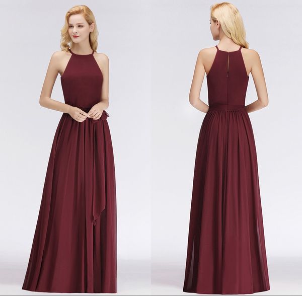 2019 burgundy ruffle chiffon bride maid dre e halter zipper back long prom gown women formal bride maid party dre
2019 burgundy ruffle chiffon bride maid dre e halter zipper back long prom gown women formal bride maid party dre