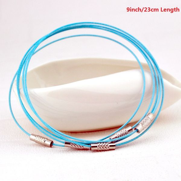 wholesale 50pc/lot stainless steel wire hand bracelet lake blue collares populares materials make bracelet cierres para collares, Black
wholesale 50pc/lot stainless steel wire hand bracelet lake blue collares populares materials make bracelet cierres para collares, Black