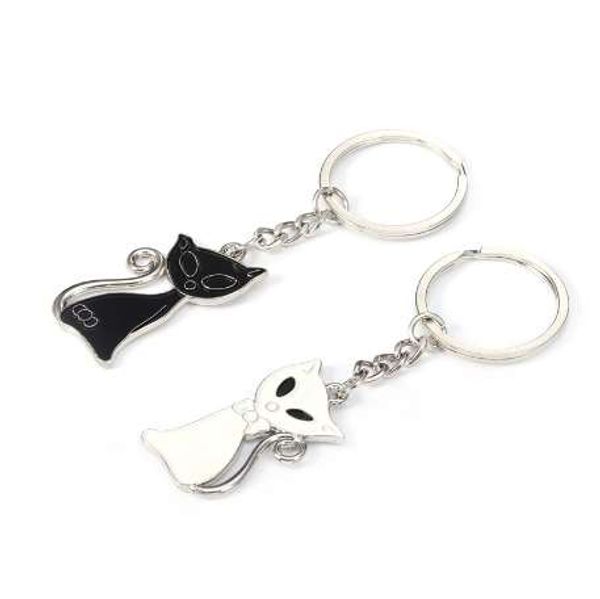 cute couple cat keychain for lovers alloy fashion enamel trinket ring for car key chain the birthday gift llaveros, Slivery;golden
cute couple cat keychain for lovers alloy fashion enamel trinket ring for car key chain the birthday gift llaveros, Slivery;golden