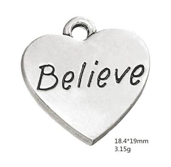 believe heart engraved message words charm diy european bracelet findings accessories diy fashion other customized jewelry, Bronze;silver
believe heart engraved message words charm diy european bracelet findings accessories diy fashion other customized jewelry, Bronze;silver