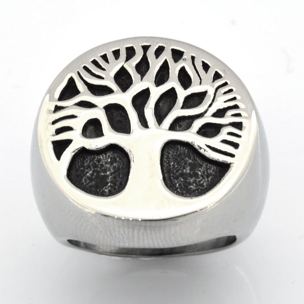 fanssteel stainless steel vintage mens or wemens jewelry signet classic tree of life nature ring fashion plant ring fsr14w66, Silver
fanssteel stainless steel vintage mens or wemens jewelry signet classic tree of life nature ring fashion plant ring fsr14w66, Silver