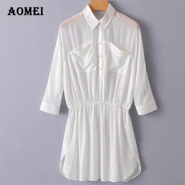 women white shirts blouse three quarter sleeve casual fashion pure white elastic waist new chic spring blouses new 2018
women white shirts blouse three quarter sleeve casual fashion pure white elastic waist new chic spring blouses new 2018